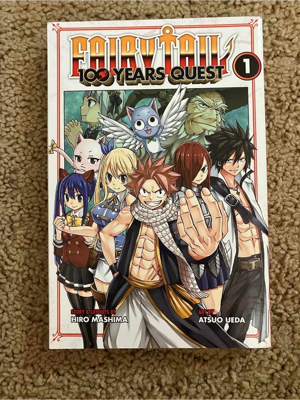 Fairy Tail: 100 Years Quest Vol. 1 Manga - Color Cover